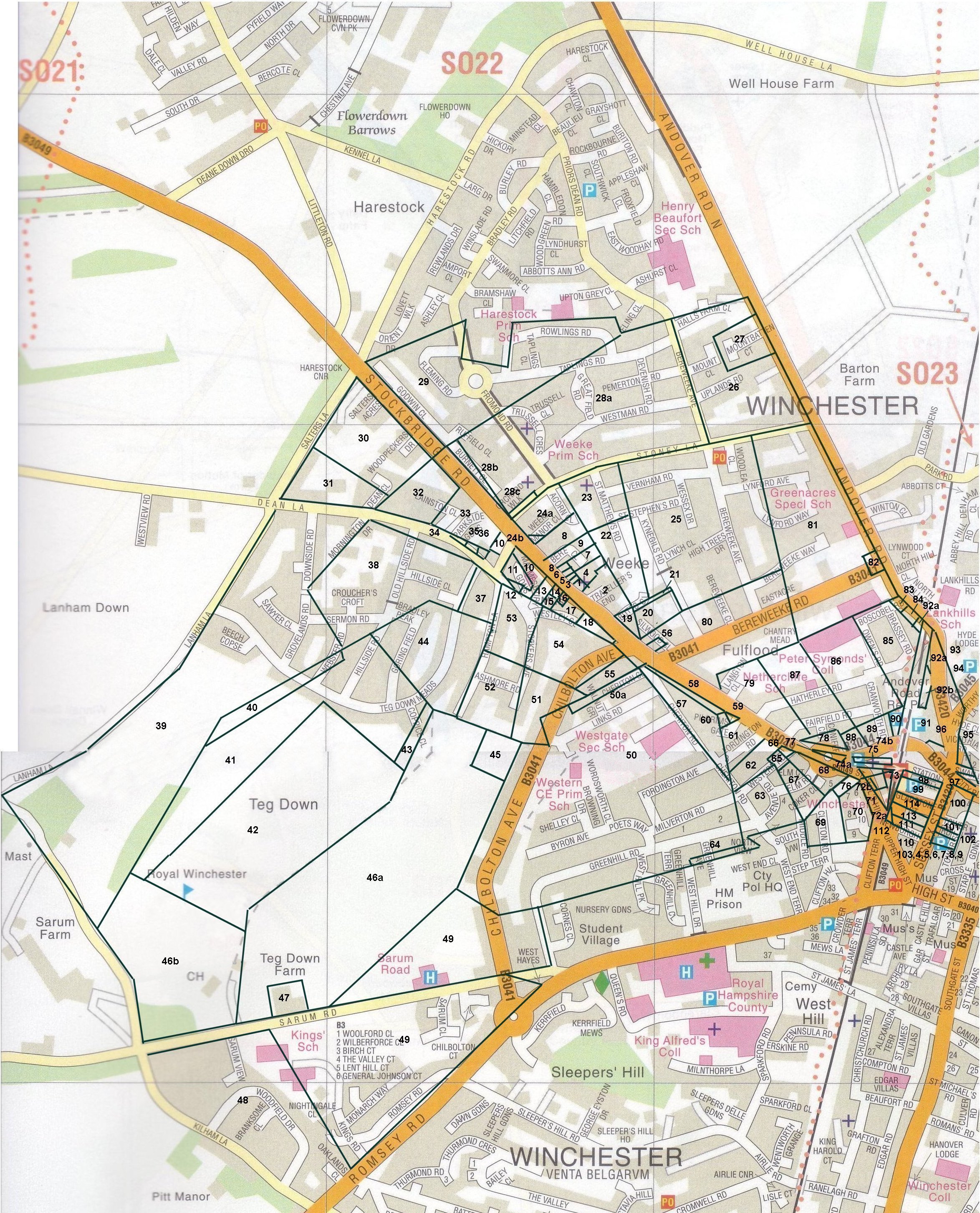 Small Field Map, Weeke